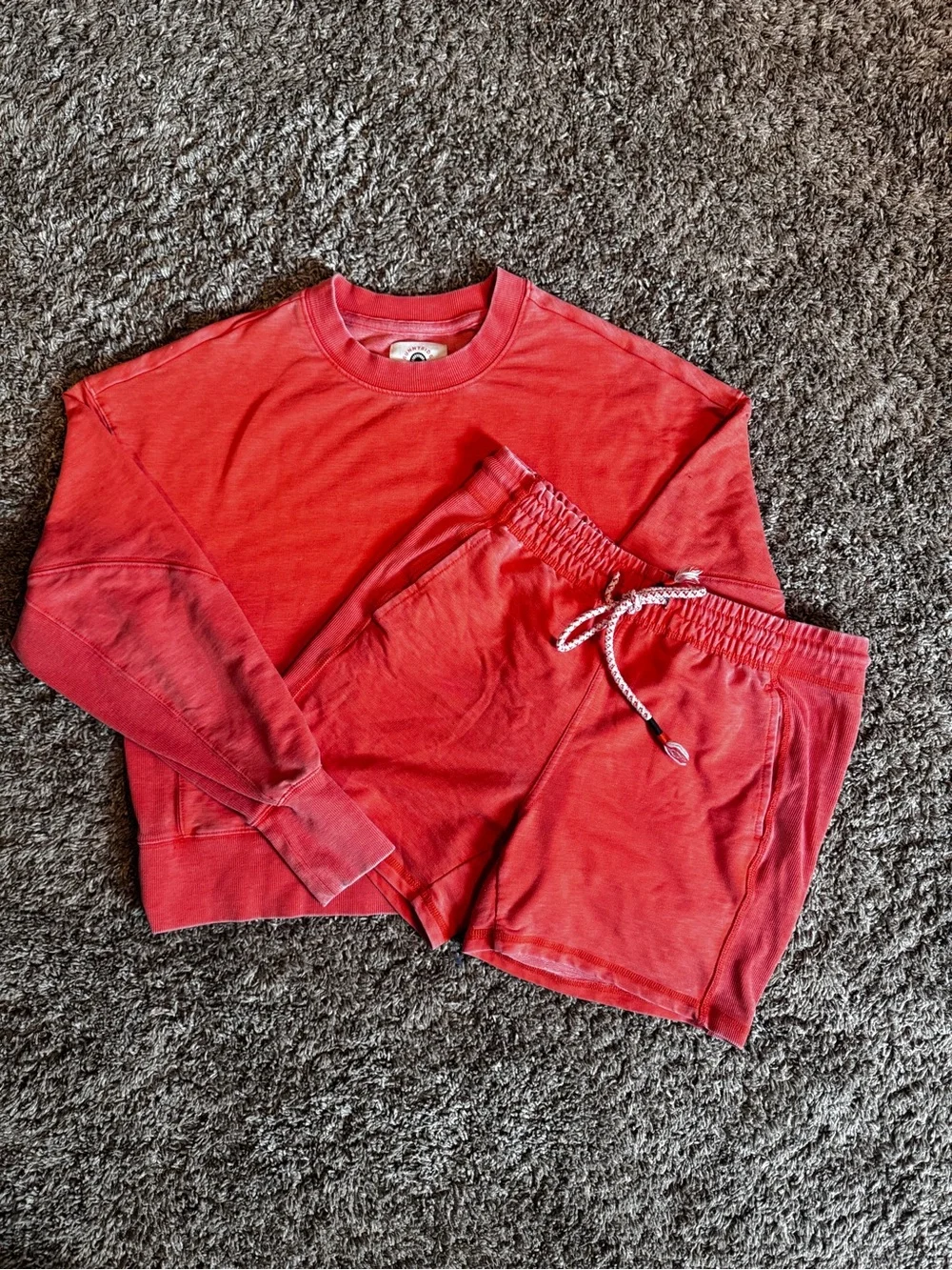 Women’s Cozy Sweatshirt and Shorts Pajama Set
